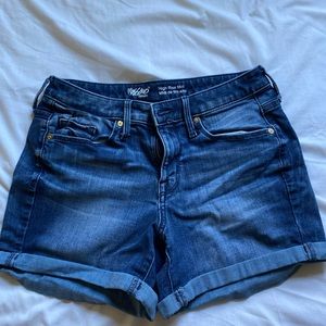 Massimo high waisted jean shorts